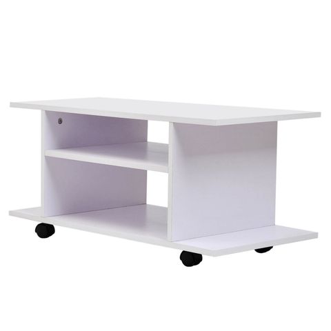 Modern Tv Cabinet Stand 3 Tier Shelf Storage Shelves Table Wheels £42. ... regarding Smart Storage Solutions with a 3-Cabinet, 2-Shelf TV Stand
