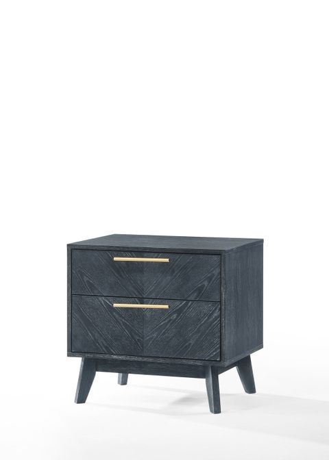Modrest Diana - Modern Grey Ash Nightstand | Atlas Furniture Imports inside Living with the Modrest Diana Modern Grey Ash Chest An Expert's Perspective