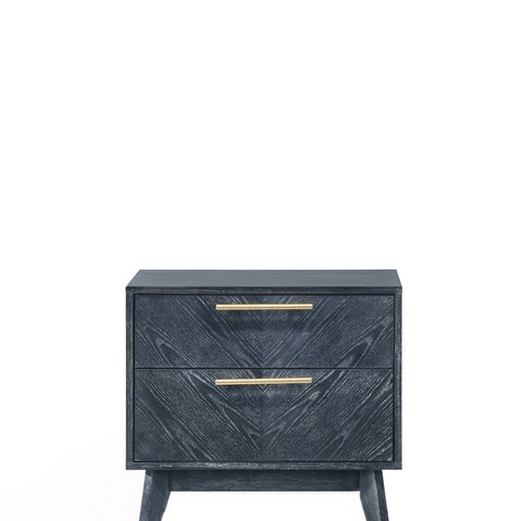 Modrest Diana Modern Grey Ash Nightstand - Midcentury - Nightstands And ... in Living with the Modrest Diana Modern Grey Ash Chest An Expert's Perspective