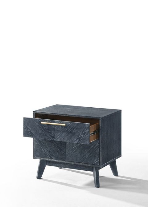 Modrest Diana - Modern Grey Ash Nightstand within