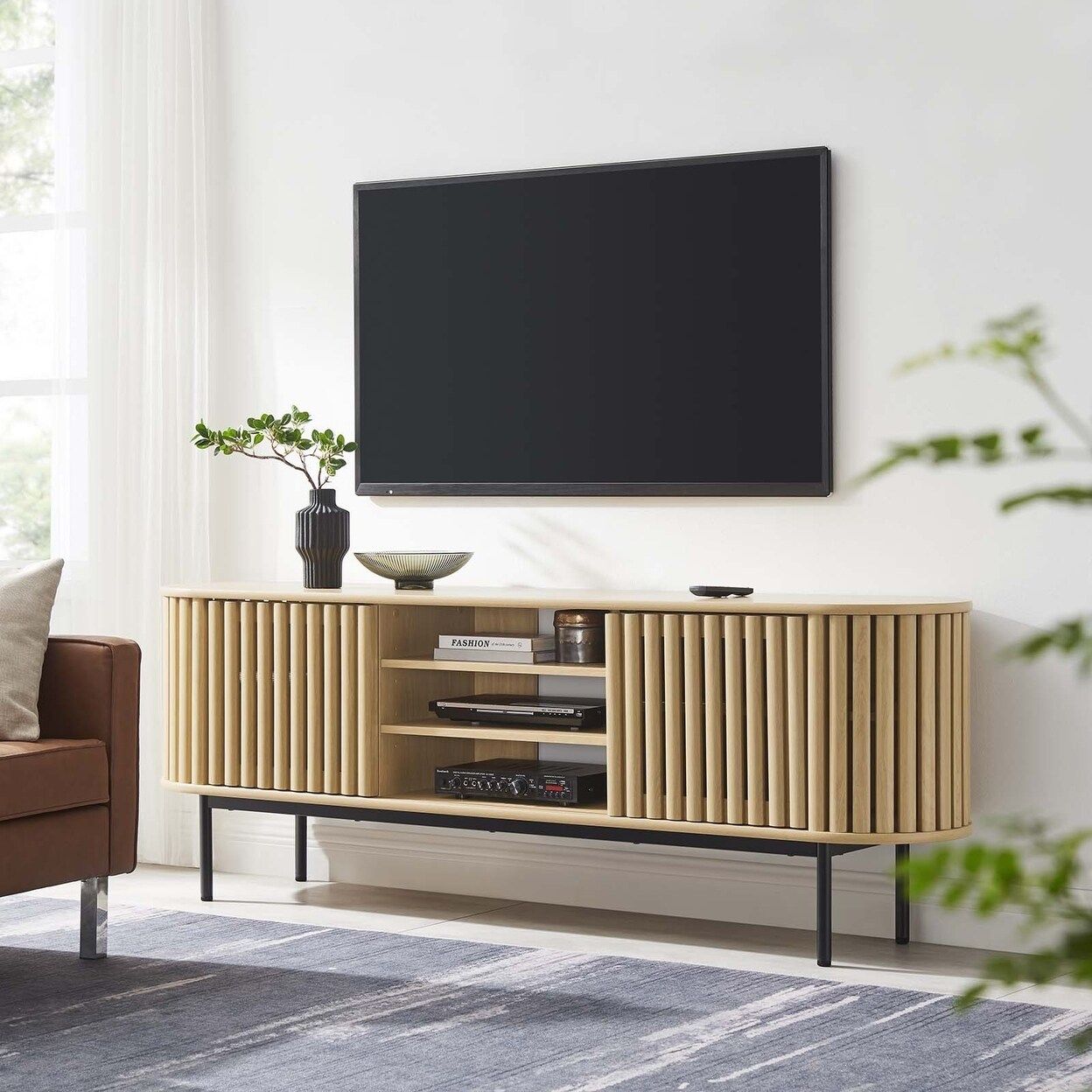 Modway Fortitude 71&quot; Tv Stand | Michaels inside A Closer Look at the Modway Nomad TV Stand Elevating Your Entertainment Setup