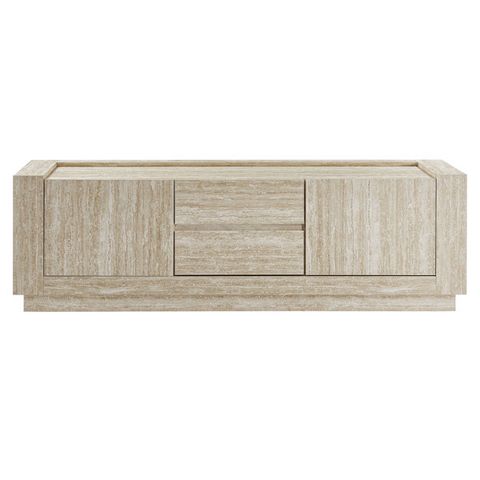 Modway Hollis 59" Travertine Tv Stand In Travertine | Wayfair pertaining to