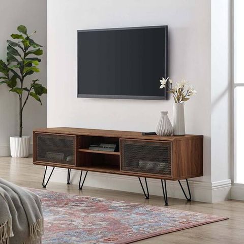 Modway Nomad 59 In. Tv Stand In Walnut Eei-6203-Wal - The Home Depot in