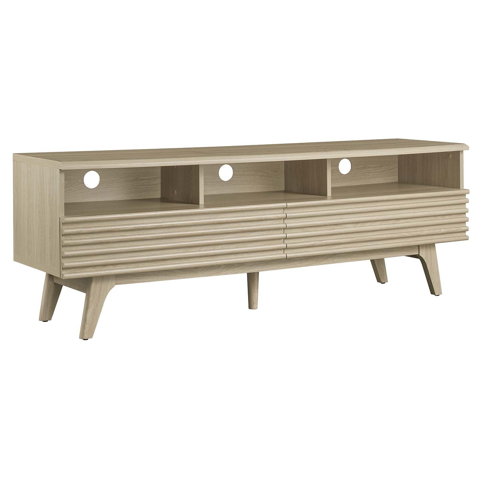 Modway Render Particleboard And Laminate Tv Stand For Tvs Up To 66&quot; In ... pertaining to