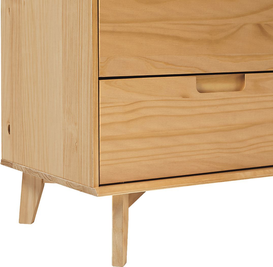 Namora Natural Light Wood Dresser | Rooms To Go inside How a Siena Natural Dresser Elevates Your Bedroom Style
