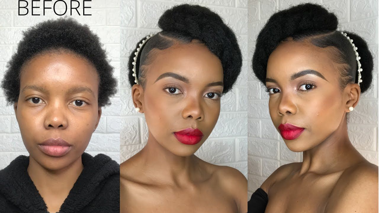 Natural Hair Updo | Wedding Hairstyle | Marley Hair | Eco Styling Gel ... regarding