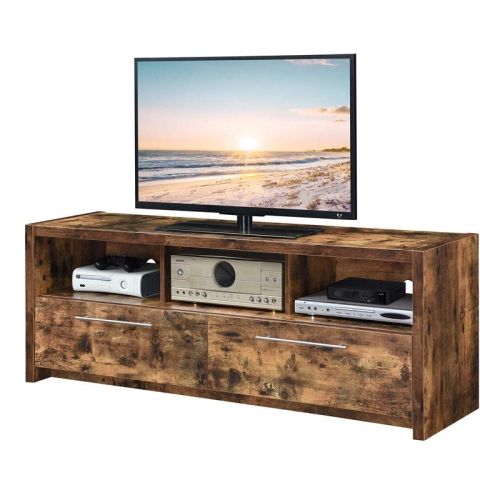 Newport Marbella 60-Inch Tv Stand With Cabinets And Shelves In Nutmeg ... throughout Beyond the Stand Understanding the Design of the Newport Marbella