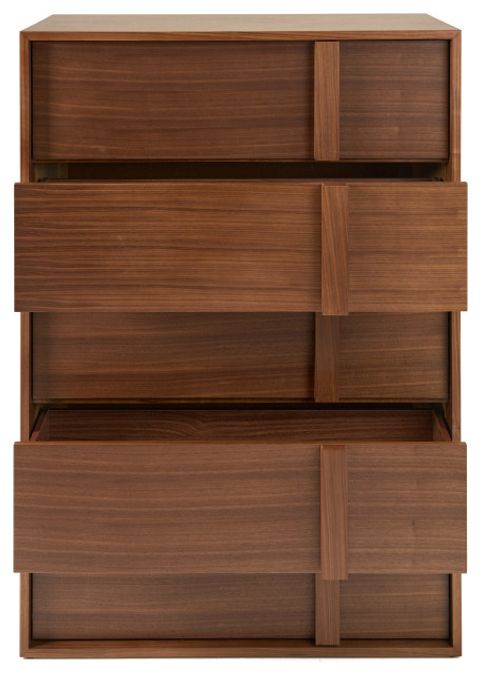 Nova Domus Berlin Modern Walnut Chest - Transitional - Dressers - By ... intended for