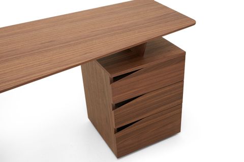Nova Domus Walton- Modern Walnut Desk | Atlas Furniture Imports inside
