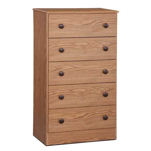 Styling Your Dexter Oak Finish 5-Drawer Chest Effortless Interior Design Ideas