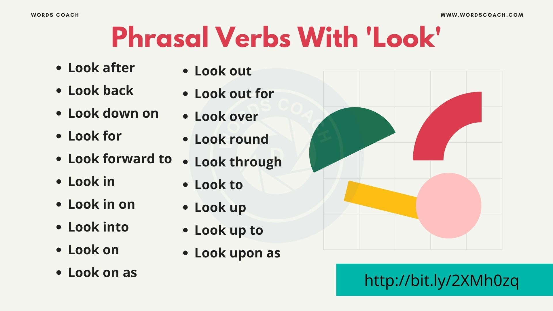 Phrasal Verbs With 'Look' - Word Coach in