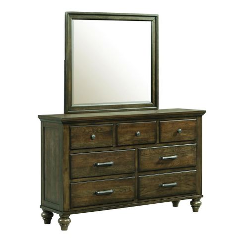 Picket House Furnishings Channing 7-Drawer Dresser &Amp; Mirror Set ... in