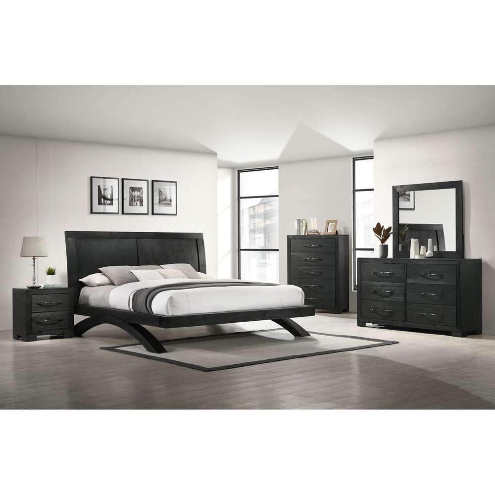 Picket House Furnishings - Kenn Dresser &amp;Amp; Mirror Set In Black - B-3410 ... in