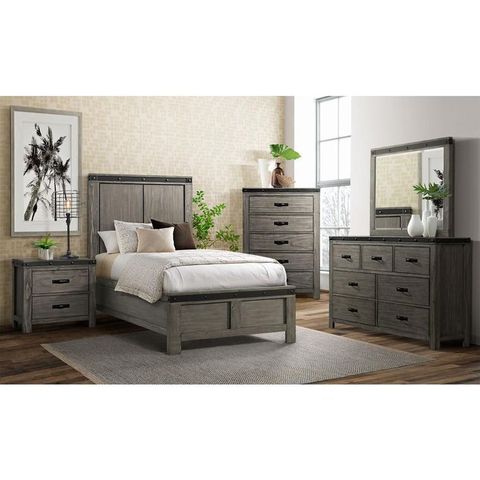 Picket House Furnishings Montauk Gray Twin Bedroom Set | We600Tb3Pc ... throughout