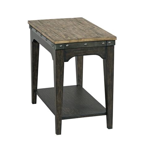 Plank Road Artisans Chairside Table (Charcoal) By Kincaid Furniture ... throughout