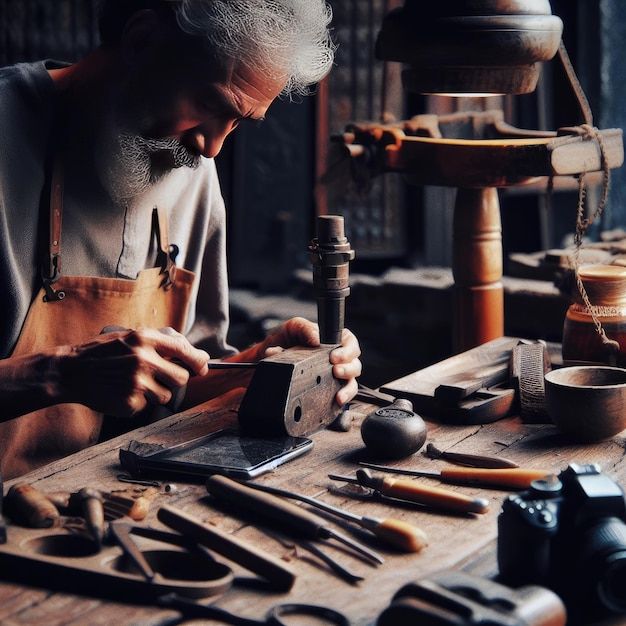 Premium Photo | Heritage Craft Traditional Craftsmanship Artisanal ... pertaining to