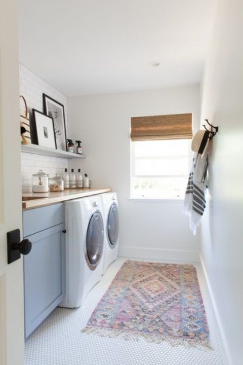 Real Life Rooms Basic Laundry Room Makeover To Add Storage And ... throughout Beyond the Basics 4 Laundry Rooms with Unbeatable Storage