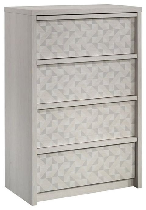 Sauder Harvey Park 4-Drawer Engineered Wood Chest In Glacier Oak Finish ... with Unpacking the Sauder Harvey Park Chest Your Style Guide