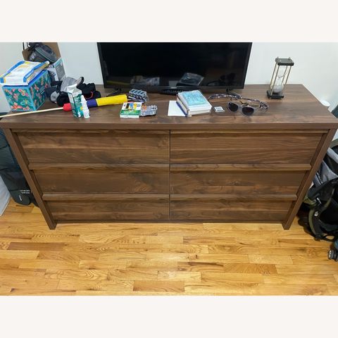 Sauder Harvey Park Dresser - Aptdeco intended for Unpacking the Sauder Harvey Park Chest Your Style Guide