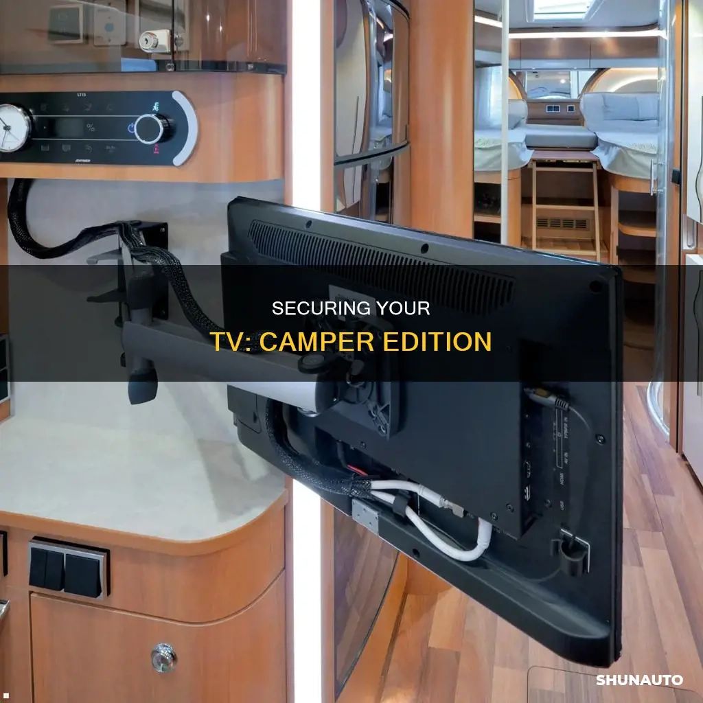 Securing Your Tv: Camper Edition | Shunauto regarding Tips for Securing Your TV with the Roseto FFIF88489 Black Mount