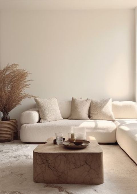 Serenity In Harmony: Japandi Living Room Inspiration | Wohnen ... with regard to Bringing Japandi Serenity Home The Bursa Boucle Couch Story