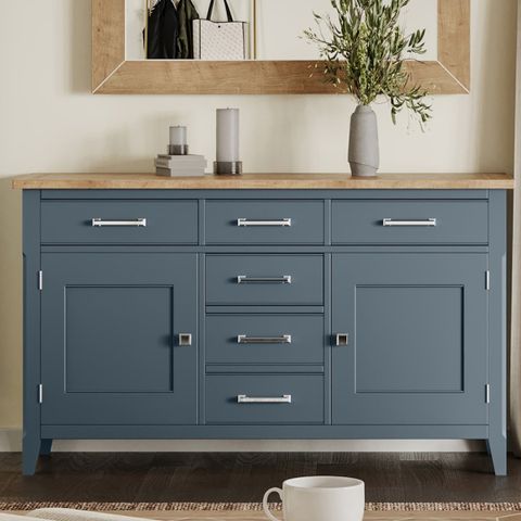 Sideboards Signature Blue Large Sideboard Cfr02A By Baumhaus intended for
