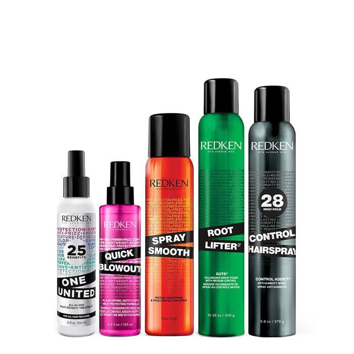Styling Starter Set: Hairspray, Root Tease &amp; More | Redken throughout Styling Your Space with the Picket House Furnishings Trent Dresser