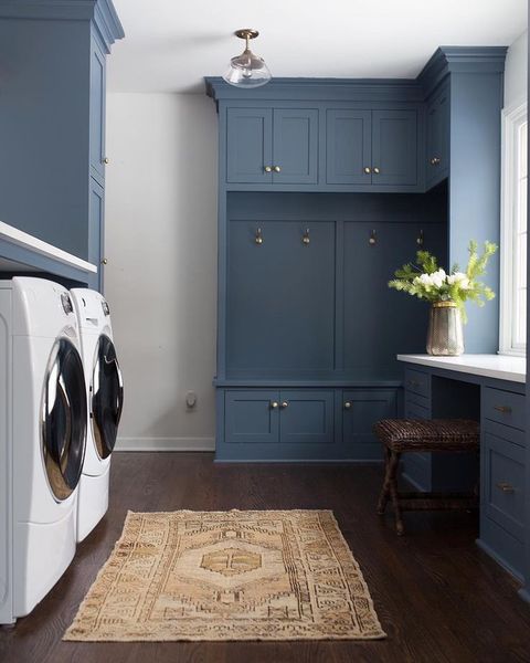 Sw Smokey Blue | Blue Laundry Rooms, Laundry Mud Room, Laundry Room Design intended for