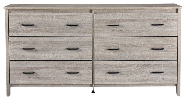 Understanding the Craftsmanship Behind the Titeca Contemporary 6 Drawer Dresser Sonoma Oak Finish