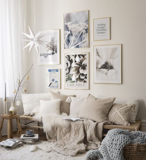 Transform Your Living Room Into A Winter Wonderland With This Gallery ... with