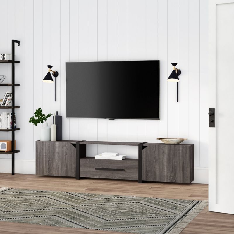 Transitional Tv Stand With Storage | Foter pertaining to