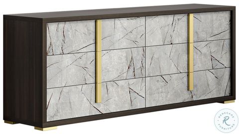 Travertine Wenge Veneer Dresser From Jnm | Coleman Furniture inside