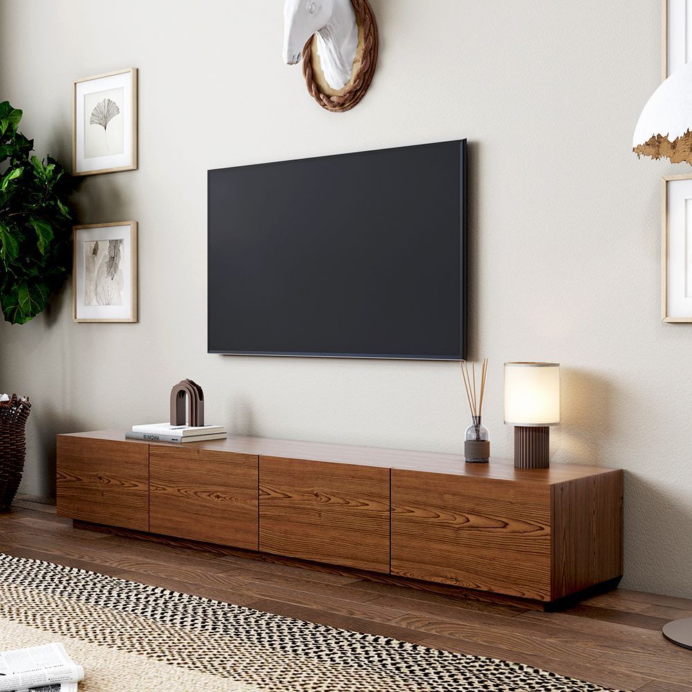The Art of Styling Your Transitional Walnut TV Stand