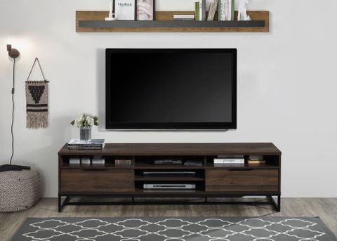 Tv Stands 6748 71" L Dark Walnut Tv Stand | | 7 Day Furniture | Tv Stands intended for