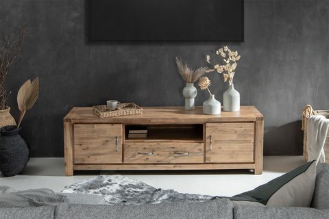 Vancouver Acacia Wood Tv Stand - 2M | Cielo in