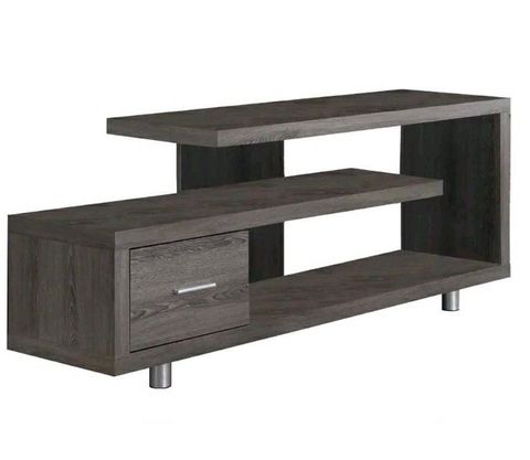 10 Best Techni Mobili 53" Driftwood Tv Stands In Grey throughout How Techni Mobili Gray Driftwood TV Stand Combines Functionality with Aesthetic Design