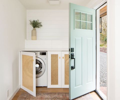 10 Hidden Laundry Cabinet Ideas That Hide Away The Clutter throughout Maximizing Bathroom Space With a Hidden Laundry Room Design