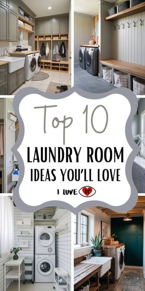 10 Laundry Room Ideas For Every Style And Space - I Luve It inside Transforming Your Laundry Room Simple Updates for Big Impact