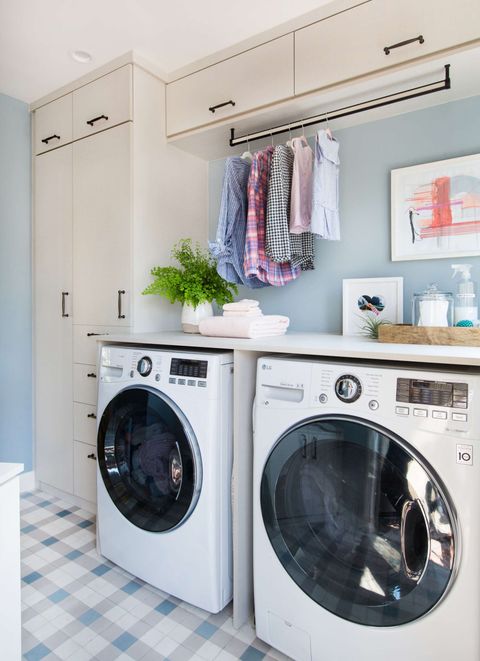 10 Ý Tưởng Trang Trí Phòng Giặt Laundry Room Decor Ideas Đẹp Và Tiện Nghi inside This Laundry Room Works Hard And Has Fun Too
