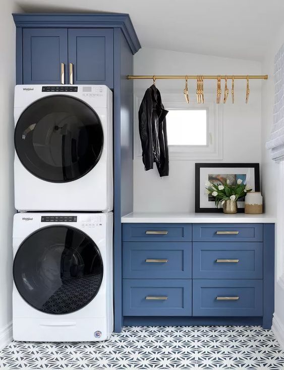 15 Laundry Room Ideas For 2024: Revamp Your Home With Style &amp; Efficiency in 6 New Laundry Rooms Packed With Style And Storage