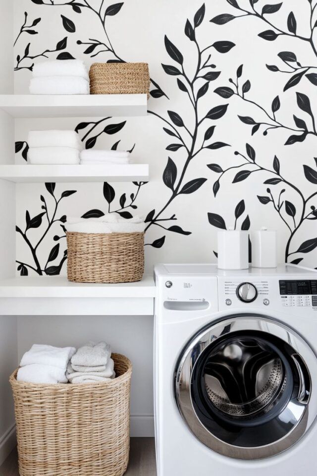 20+ Eye-Catching Laundry Room Mural Ideas You Need To See - H.m.g pertaining to What Makes a Laundry Room Truly Eye-Catching Explore the Details