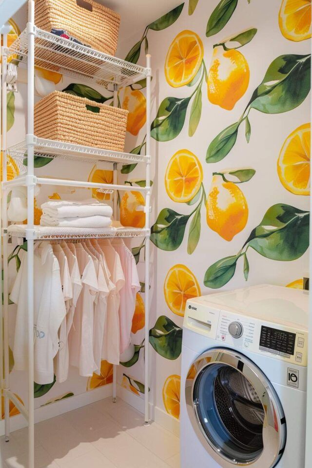 20+ Eye-Catching Laundry Room Mural Ideas You Need To See - H.m.g with regard to New This Week: 3 Eye-Catching Laundry Rooms