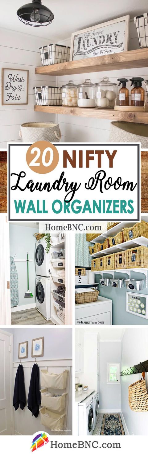 20 Functional Wall Organizers For A Laundry Room That Is Always Nifty ... pertaining to New This Week: 9 Nifty Laundry Rooms