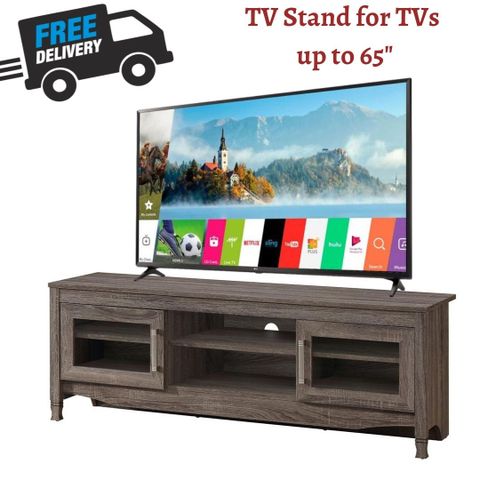 2025 Popular Enhancing Your Entertainment Hub With The Techni Mobili 53 ... with regard to How Techni Mobili Gray Driftwood TV Stand Combines Functionality with Aesthetic Design
