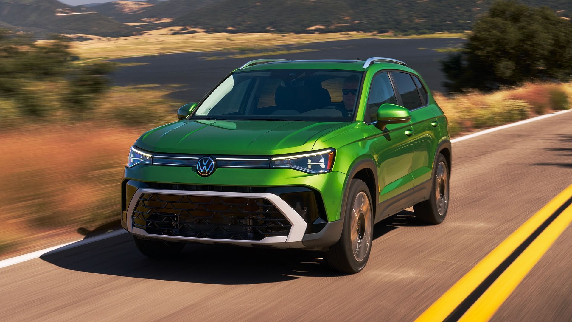 2025 Volkswagen Taos Pricing Reflects Small But Welcomed Upgrades with Understanding the Features of the Taos 60&quot; Wide TV Console Canyon Brown