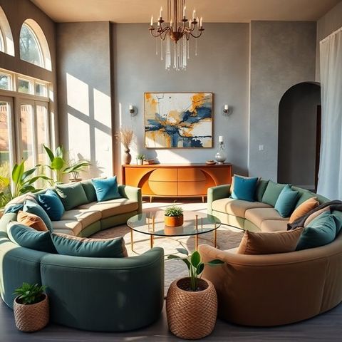 22 Creative Living Room Layout Ideas - Interiorshape | Best Interior ... within Why Round Tables Continue to Foster Connection in Today's World