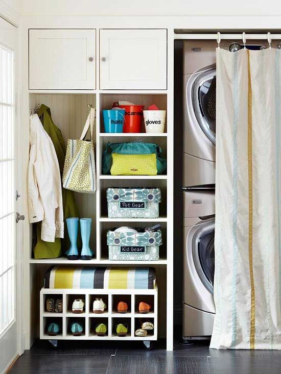 25 Ideas To Hide A Laundry Room - Woohome with regard to A Clever Storage Box Hides A Laundry Room Inside A Bath