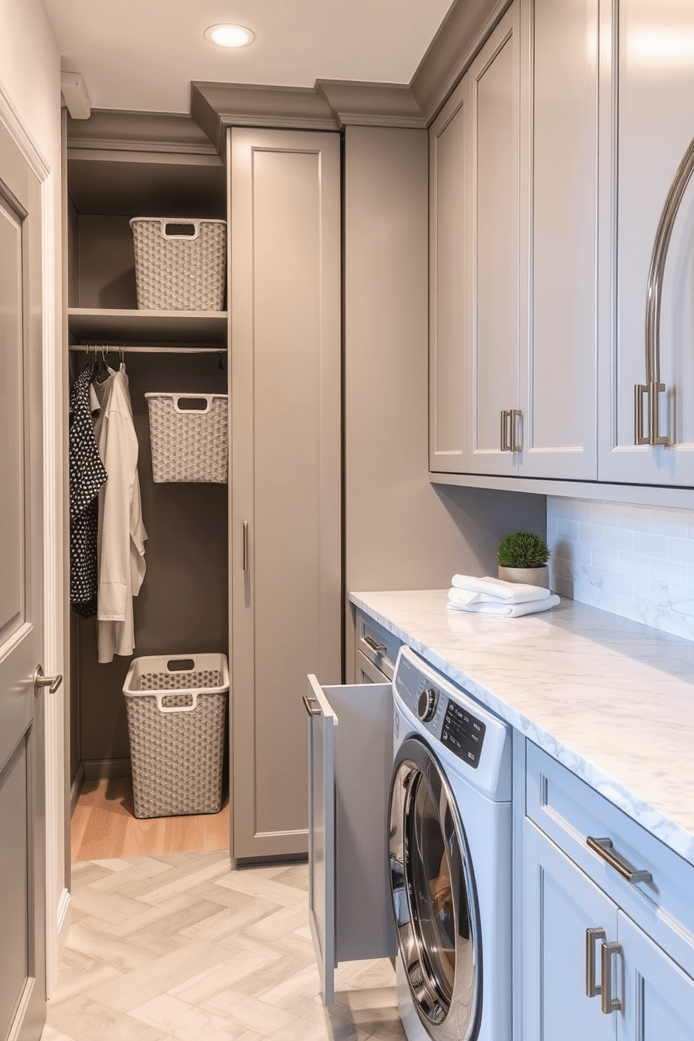 25+ Stylish Walk-In-Closet Laundry Room Combo Design Ideas – Engineers ... in From Chore to Chic Rethinking Your Laundry Room