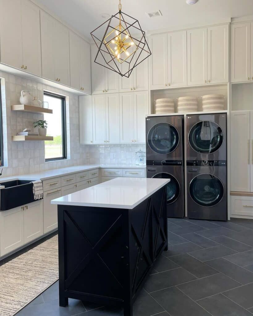 27 Laundry Room Backsplash Ideas To Make The Room Sparkle for A Laundry Makes Room For A Diva Cat