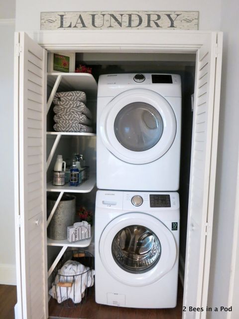 30 Laundry Room Makeover Ideas inside Reader Laundry Room: A Laundry Closet For $11,400 In California